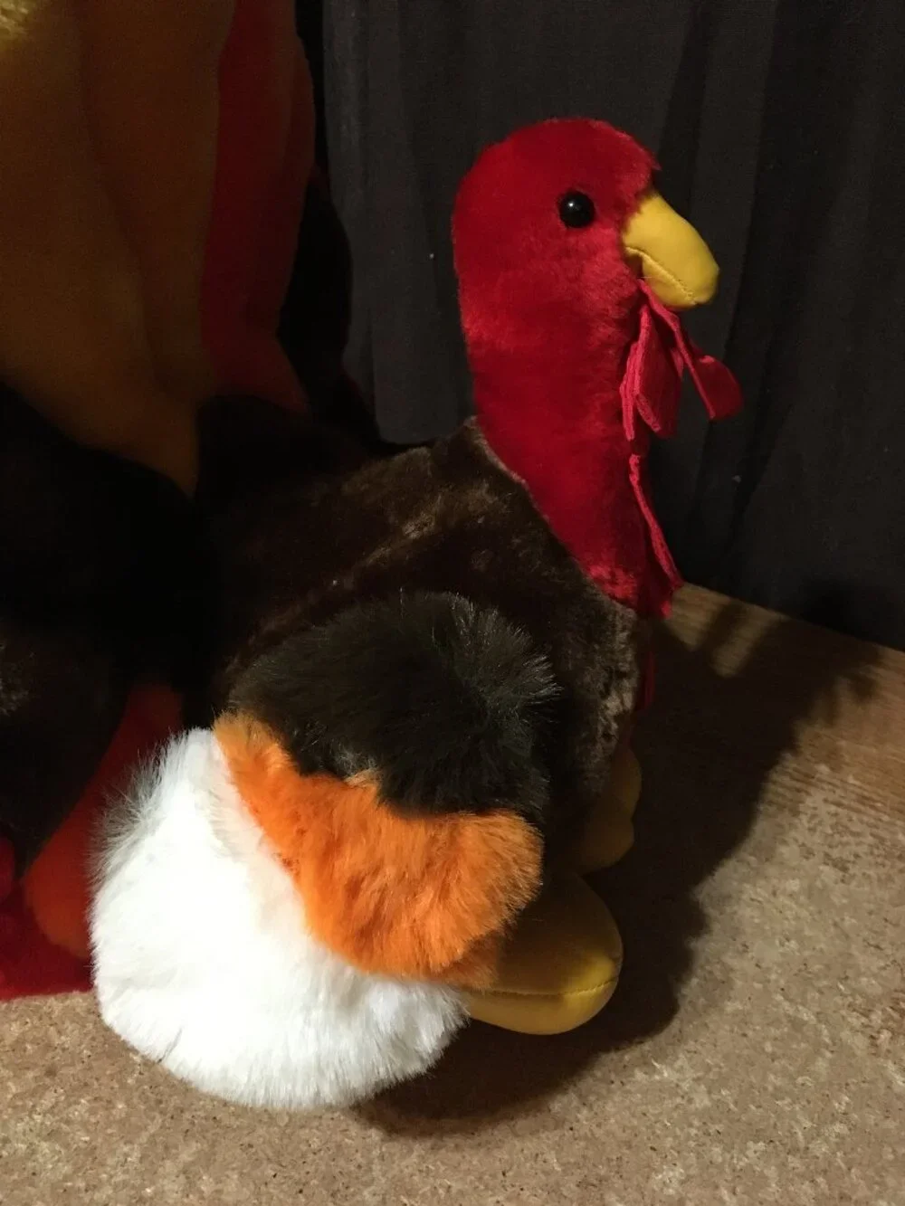 GOBBLE GOBBLE TURKEY PLUSH THANKSGIVING BIRD FK LTD 13